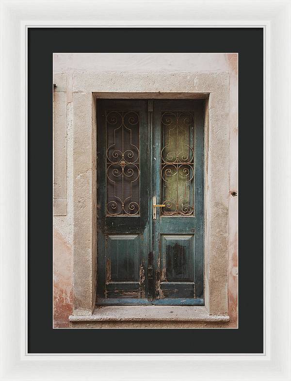 Dubrovnik Croatia Door I - Framed Print