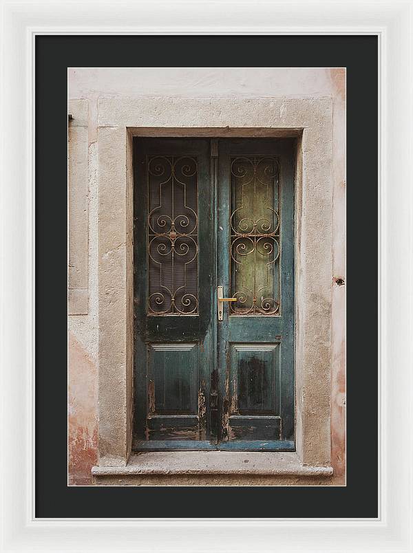 Dubrovnik Croatia Door I - Framed Print
