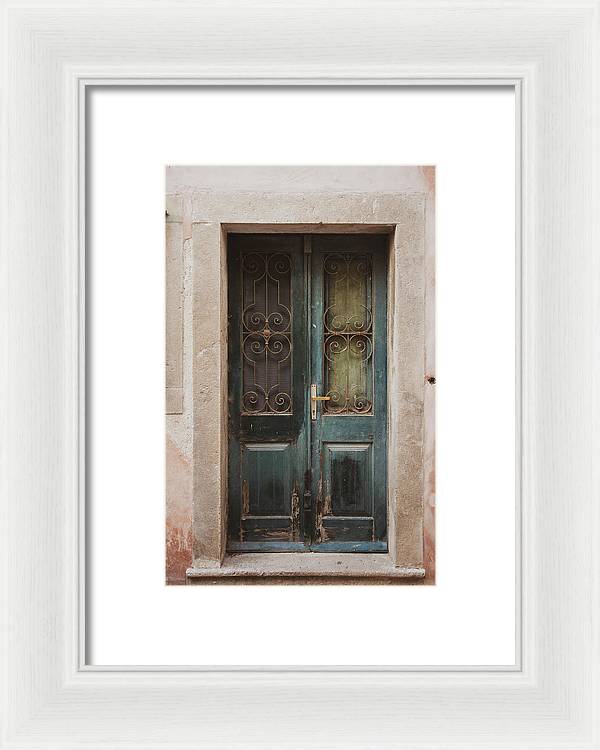 Dubrovnik Croatia Door I - Framed Print