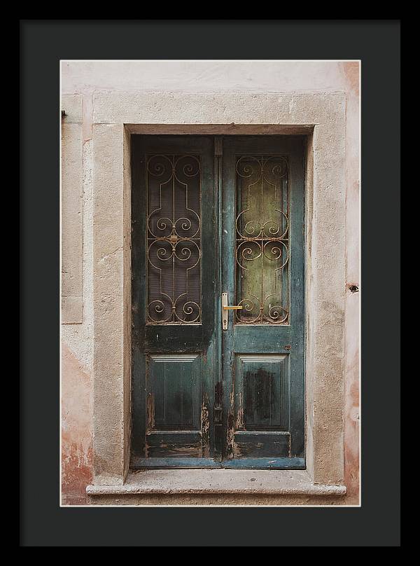 Dubrovnik Croatia Door I - Framed Print