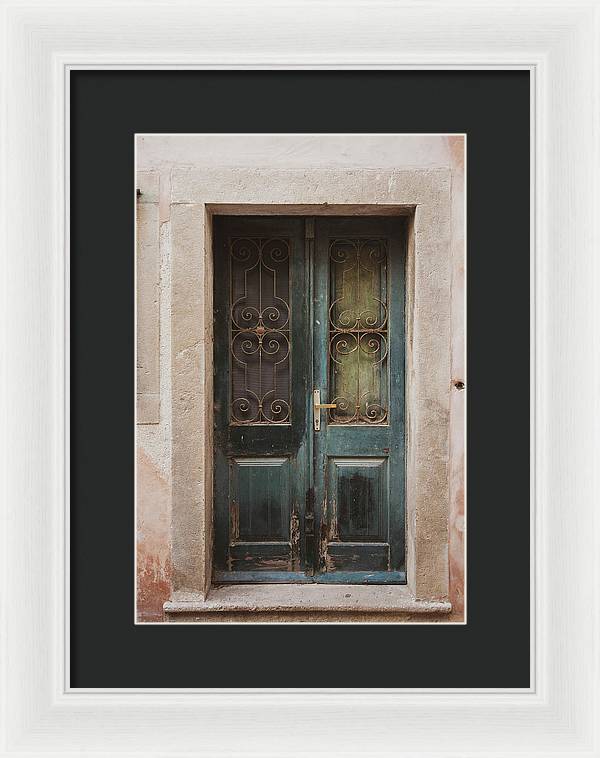 Dubrovnik Croatia Door I - Framed Print
