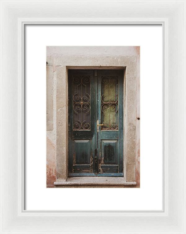 Dubrovnik Croatia Door I - Framed Print