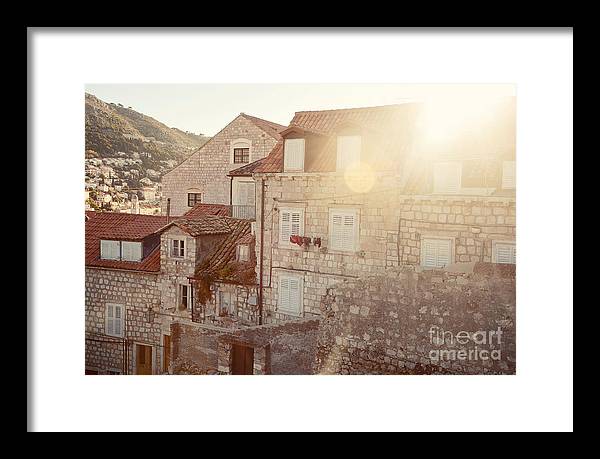 Dubrovnik Sunlight - Framed Print
