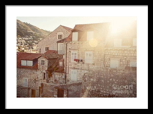 Dubrovnik Sunlight - Framed Print