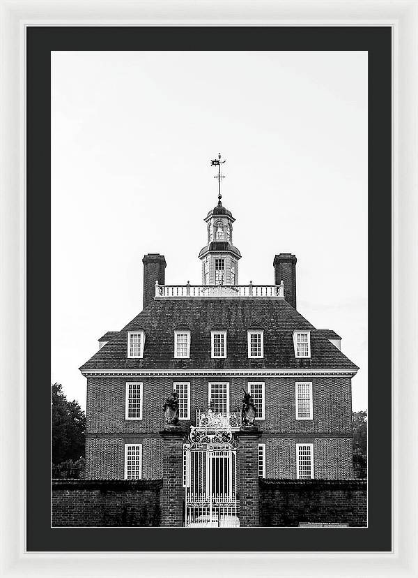 Governor’s Palace, Williamsburg | Framed Photography Wall Art