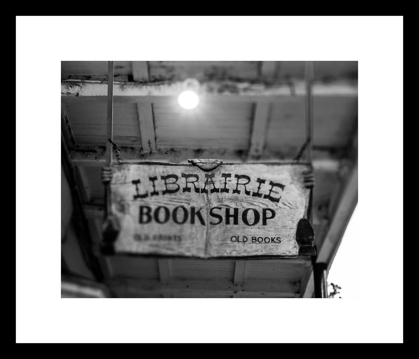 New Orleans Photography Print Collection | Black and White Signs | Set of 6