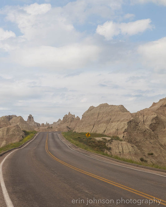 Badlands National Park Photography, South Dakota Midwest Landscape, Badlands Loop Road, Canvas or Photo Print