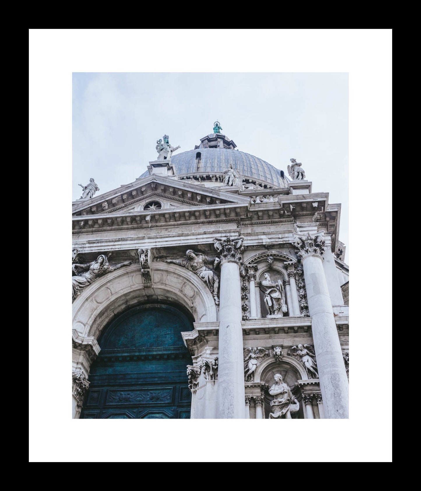 Venice Italy Church Print, Ornate Architecture Wall Art, Travel Photography Canvas or Photo, Santa Maria della Salute - eireanneilis