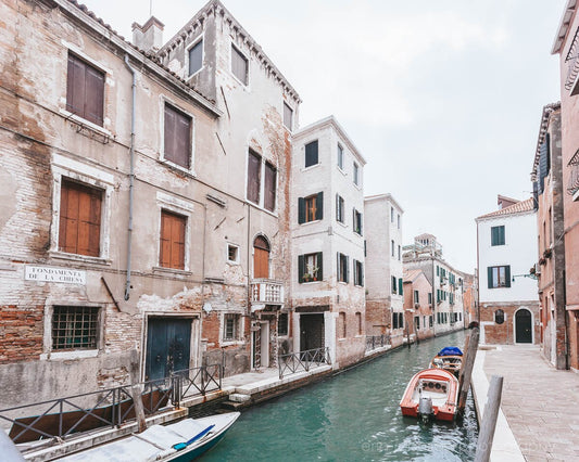 Venice Italy Art Print, Unframed Wall Art, European Vacation, Travel Photography, Living Room, Office, Canal Landscape, Orelia - eireanneilis