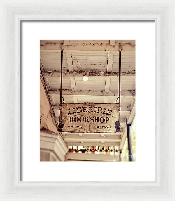 Librairie Book Shop - New Orleans Framed Print