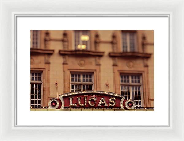Lucas Theater - Savannah Georgia - Framed Print