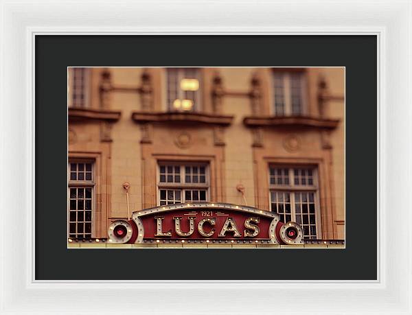 Lucas Theater - Savannah Georgia - Framed Print