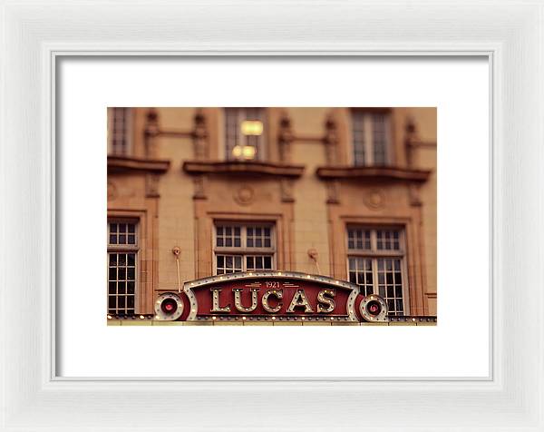 Lucas Theater - Savannah Georgia - Framed Print