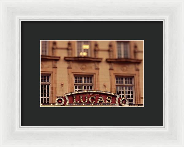 Lucas Theater - Savannah Georgia - Framed Print