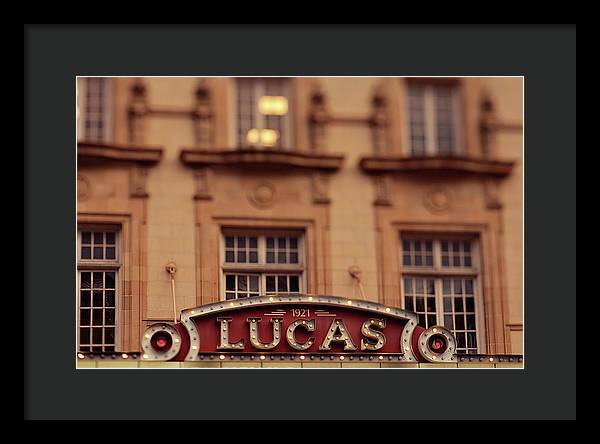 Lucas Theater - Savannah Georgia - Framed Print