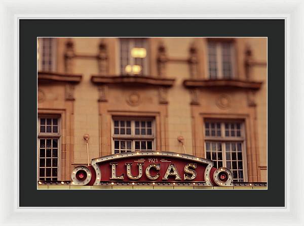 Lucas Theater - Savannah Georgia - Framed Print