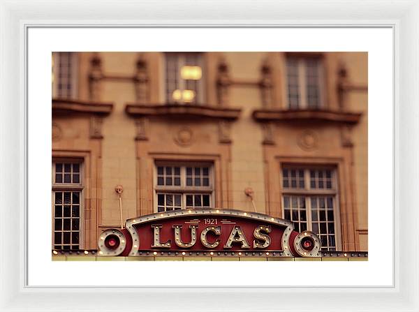 Lucas Theater - Savannah Georgia - Framed Print