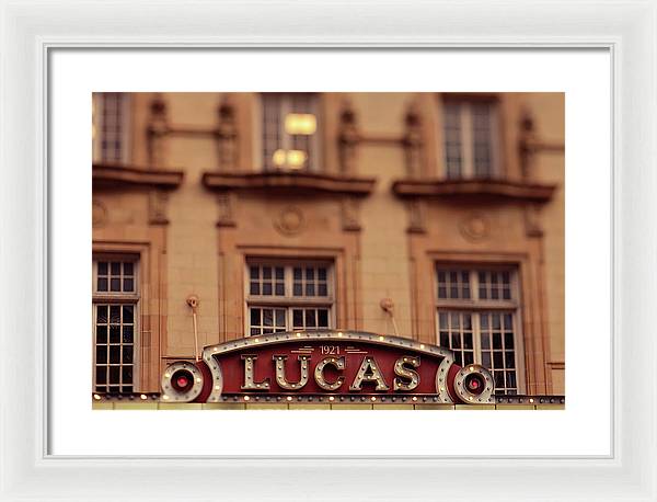 Lucas Theater - Savannah Georgia - Framed Print