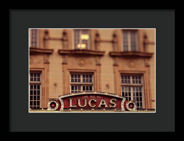 Lucas Theater - Savannah Georgia - Framed Print