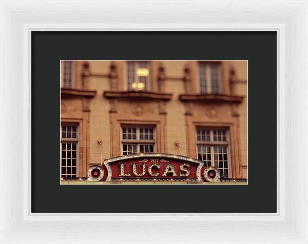 Lucas Theater - Savannah Georgia - Framed Print