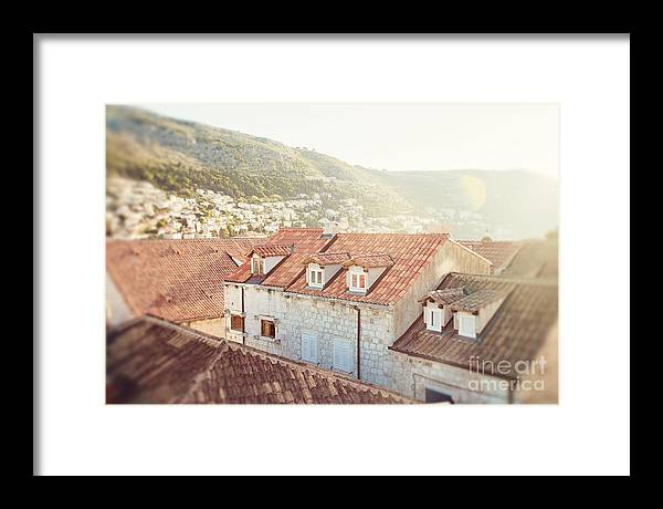 Orange Rooftops - Dubrovnik, Croatia - Framed Print