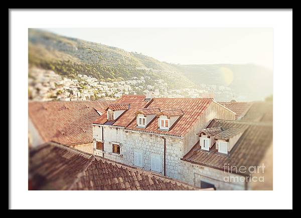 Orange Rooftops - Dubrovnik, Croatia - Framed Print