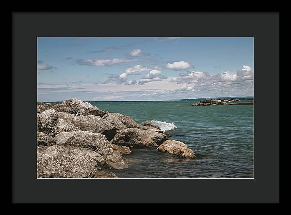 Presque Isle, Erie PA - Framed Print