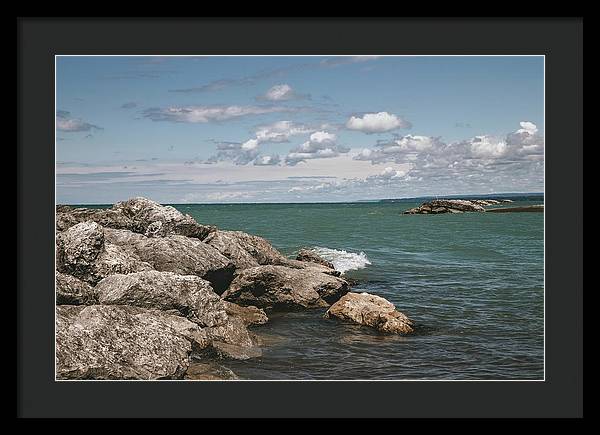 Presque Isle, Erie PA - Framed Print