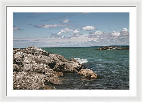 Presque Isle, Erie PA - Framed Print