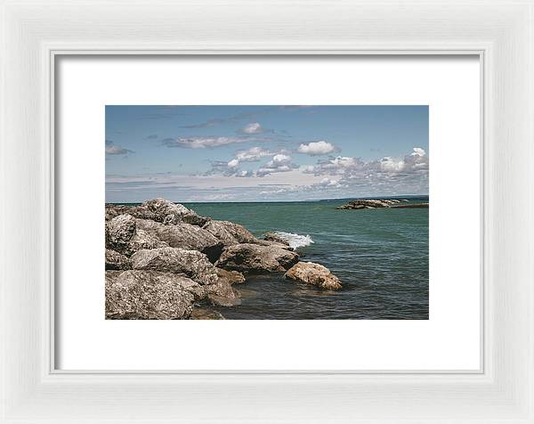 Presque Isle, Erie PA - Framed Print