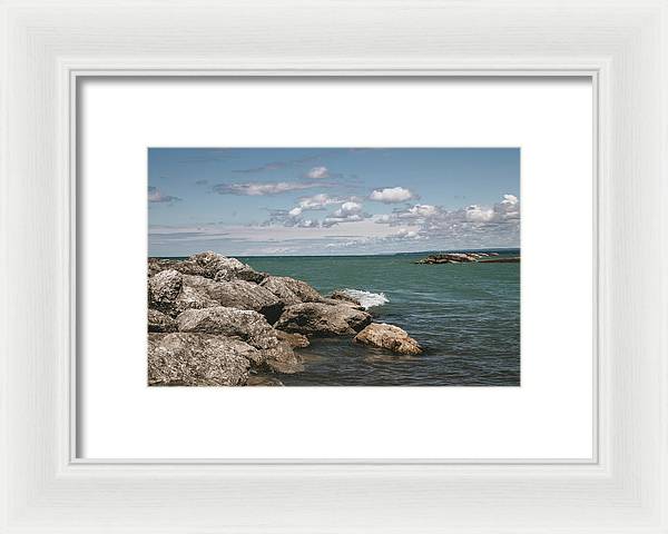 Presque Isle, Erie PA - Framed Print