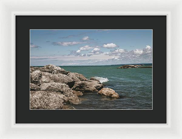 Presque Isle, Erie PA - Framed Print