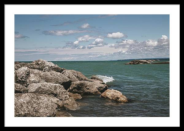 Presque Isle, Erie PA - Framed Print