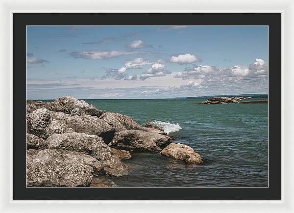 Framed photograph of Presque Isle, Erie, Pennsylvania – landscape photography framed wall art