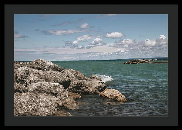 Presque Isle, Erie PA - Framed Print
