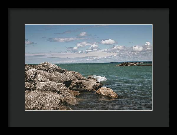 Presque Isle, Erie PA - Framed Print