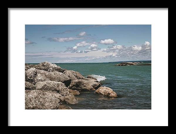 Presque Isle, Erie PA - Framed Print