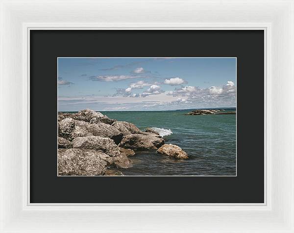 Presque Isle, Erie PA - Framed Print