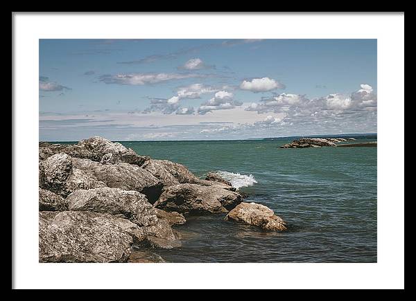 Presque Isle, Erie PA - Framed Print