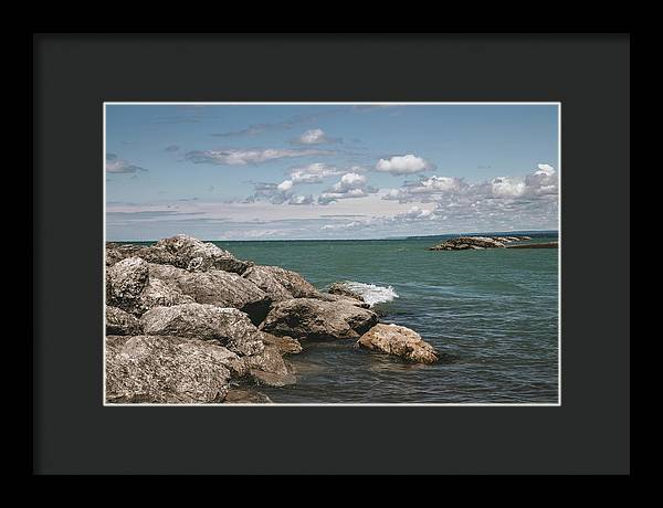 Presque Isle, Erie PA - Framed Print