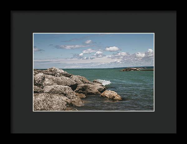 Presque Isle, Erie PA - Framed Print