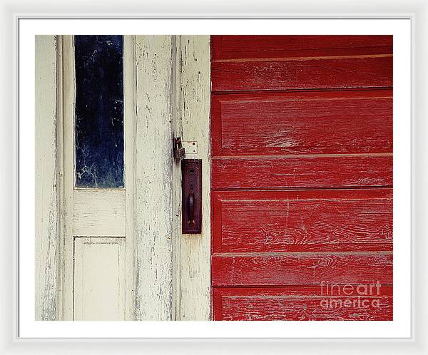 Red Door | Framed Photography Wall Art