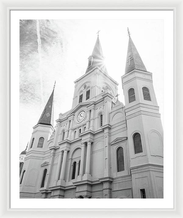 St Louis Cathedral New Orleans - Framed Print