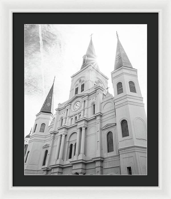 St Louis Cathedral New Orleans - Framed Print