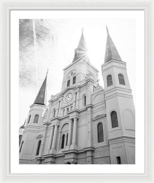 St Louis Cathedral New Orleans - Framed Print