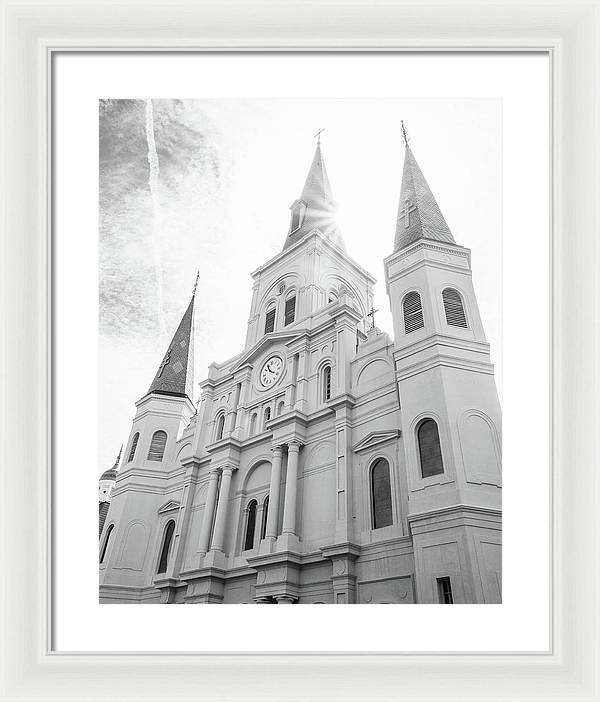 St Louis Cathedral New Orleans - Framed Print