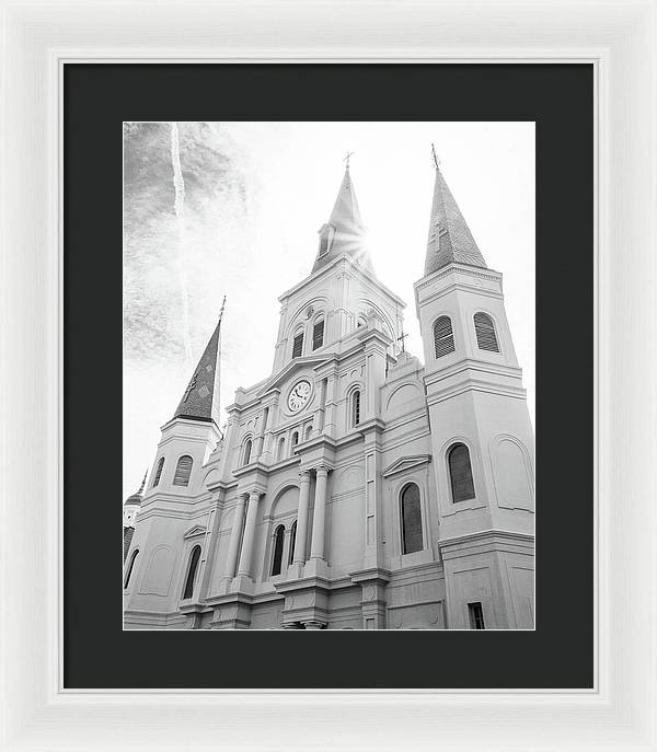 St Louis Cathedral New Orleans - Framed Print