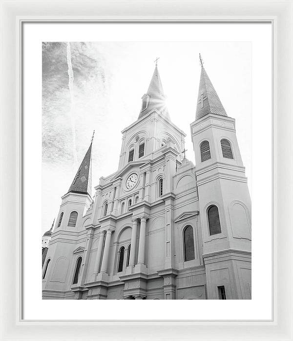 St Louis Cathedral New Orleans - Framed Print