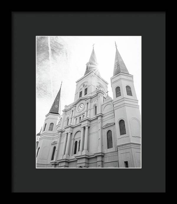 St Louis Cathedral New Orleans - Framed Print