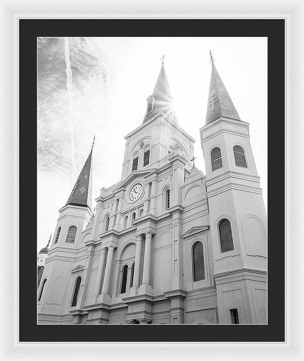 St Louis Cathedral New Orleans - Framed Print